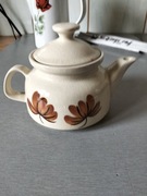 Vintage Ceramiczny Dzbanek z Kwiatowym Wzorem, Sygnatura "Mue 2"