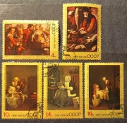 Muzeum Sztuk Pięknych im. A.S. Puszkina. Obrazy. ZSRR 1974 r