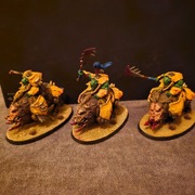 3 x Orruk Gore-Gruntas Warhammer Age of Sigmar Fantasy Old World 