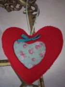 ZAWIESZKA "SERDUSZKO" FILC HAND MADE