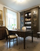 Drewniana gabinet , biblioteka