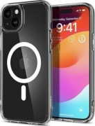 Etui Spigen Ultra Hybrid Mag MagSafe do iPhone 15, przezroczysto-białe