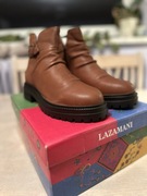 Botki skórzane damskie Lazamani