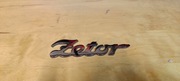 Napis Zetor 120x40 stal nierdzewna 3mm polerowany lustro inox emblemat 