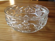 Cukiernica bomboniera HSG Hortensja lata 70 - szkło PRL - stan bardzo dobry