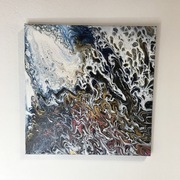 Obraz abstrakcja 30x30 Puring