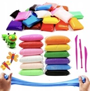 Magiczna masa plastelina polimerowa 12 kolorów