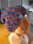 CZAPKA SMERFETKA BEANIE HANDMADE NEONOWA HAND MADE