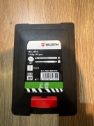 GWINTOWNIKI MASZYNOWE WURT,ZESTAW STAL NIERDZEWNA OTWÓR NIEPRZELOTOWY M3M12