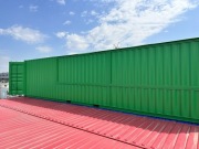 KONTENER GASTRONOMICZNY HANDLOWY 40 HC DWIE KLAPY ŚCIANA BOCZNA OTWIERANA