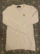 Sweter Polo Ralph Lauren S Biały bawełniany