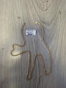 złoty łancuszek 585 splot lisi ogon