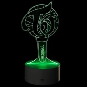 Lampka Nocna TWICE 3D LED +Pilot i kabel USB 