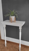 Konsoletka, stolik do ściany, biały  NOWY drewno
