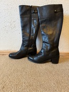 Skórzane kozaki,r.39