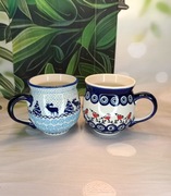 Bolesławiec Kubek ceramiczny  czeski 500 ml dwupak ceramika Bolesławiec 