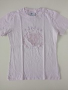 Adidas różowy T-shirt koszulka sportowa r 34-36 logo