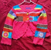 sweter dziewczęcy różowy next 128