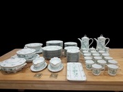 Hutschenreuther  Racine Jardin serwis obiadowo kawowy