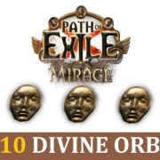 10 DIVINE ORB Path of Exile: Mirage POE 1 PC ORBS