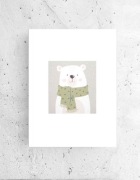 miś obrazek A4, bajkowy plakat 21x30, fajny plakat z misiem