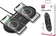 Ładowarka bezprzewodowa XO WX025 2w1 czarna 20W