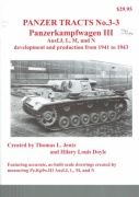 Panzer tracts No. 3-3 Panzerkampfwagen III Ausf.J, L, M, und N