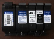 5 szt. HP C1823D C51645A puste kartridże do drukarki atramentowe cartridge