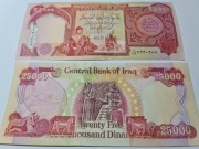 DINARY Irackie Irak 25000