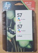 Oryginalny tusz HP 57 / kolor / tri-color x2