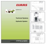 Claas Lexion 480-405 Instrukcja serwisowa systemów hydraulicznych