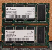 512mb SODIMM (2x256) DDR333 CL2.5 Infineon