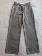 Nowe szare brązowe eleganckie szerokie spodnie w kratkę Mistress Rocks 34