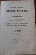 Chemisch - technisches Universal - Recepturen