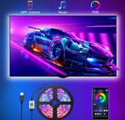 Pasek led RGB 3m USB (bluetooth control)