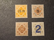 *** WuRTEmBErg Nr 122,130,132 i 133  *** ALT DeuTschLAnd *** Serie *** 60