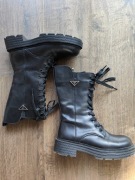 Sztyblety kultowe skóra licowana 36 FILIPPO na gwarancji dł wkładki 23,3 cm