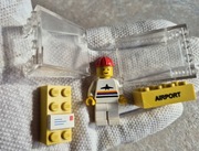 LEGO 6392 Classic Lotnisko ludzik Figurka retro 1985r stare akcesoria airpo
