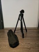 Statyw Camrock CP-530 Czarny 149 cm Do Kamer Telefonów Aparatów + Pokrowiec