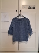 Gruby sweter z rękawem 3/4, Benetton