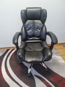 Fotel Krzesło obrotowe biurowe czarne