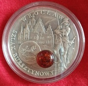 Szlak Bursztynowy 1 dolar 2009 Wrocław CERTYFIKAT
