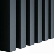 LAMELE aluminiowe na ścianę/ścianki działowe 30x30