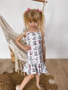 Sukienka wiązana na ramionach