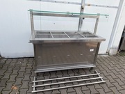 Stanowisko bemarowe bemar 4 GN 1/1 Lada wystawowa z nadstawką STALGAST