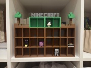 Stojak Półka Ekspozytor na figurki Kinder Joy - Minecraft