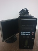 Retro StareGry PC + Monitor XeonX3210 8GBRAM 120G/160G/200GHDD NvidiaGTS250