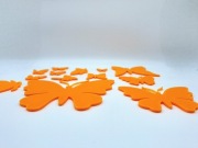 Motylki – Zestaw 13 Dekoracji 2D na Ścianę