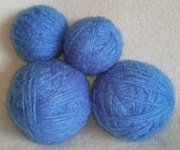 Włóczka niebieska akryl 700 g