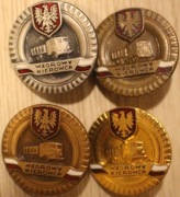 WZOROWY KIEROWCA - 4 RÓŻNE SYGNOWANE - BARDZO ŁADNE - RZADKOŚĆ